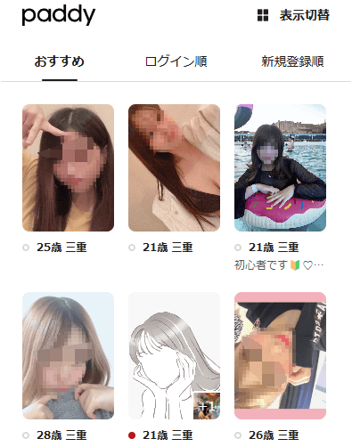 パディ　三重